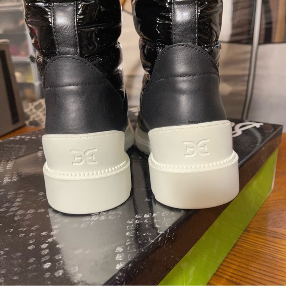 SOLD Sam Edelman Black Camora Puffer Knee High Waterproof Winter Boots/Booties - Picture 7 of 15